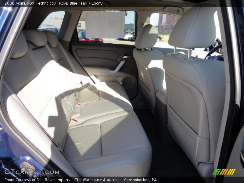 Royal Blue Pearl / Ebony 2008 Acura RDX Technology