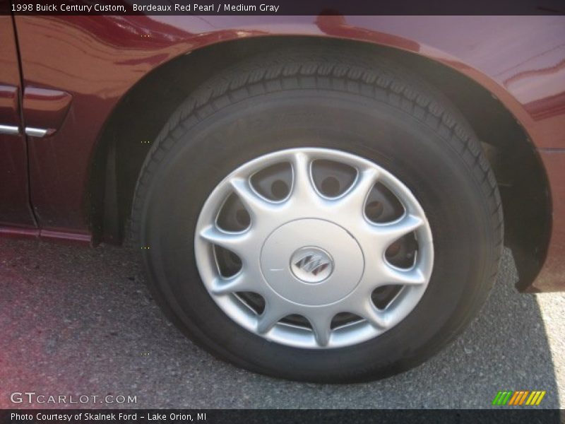 Bordeaux Red Pearl / Medium Gray 1998 Buick Century Custom