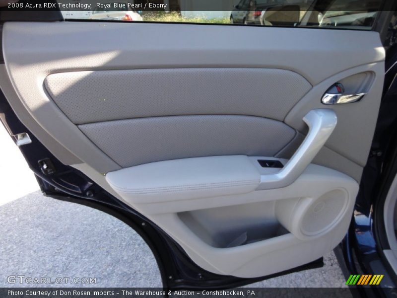 Royal Blue Pearl / Ebony 2008 Acura RDX Technology