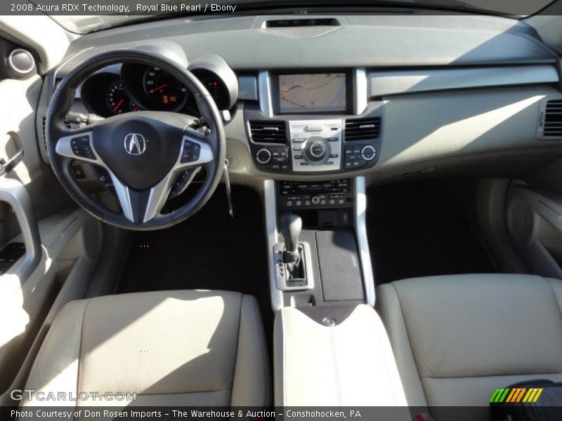 Royal Blue Pearl / Ebony 2008 Acura RDX Technology