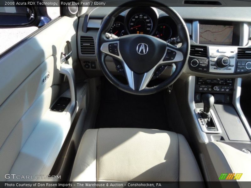 Royal Blue Pearl / Ebony 2008 Acura RDX Technology