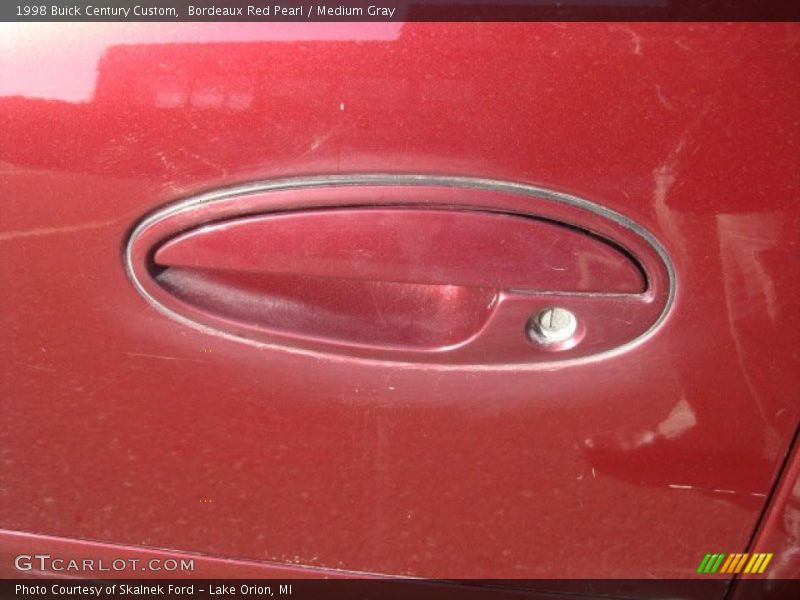 Bordeaux Red Pearl / Medium Gray 1998 Buick Century Custom