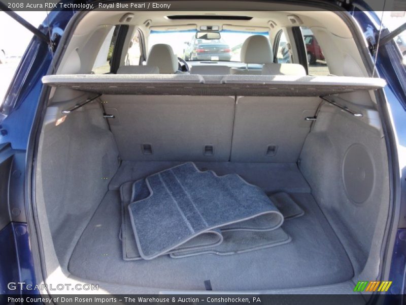 Royal Blue Pearl / Ebony 2008 Acura RDX Technology