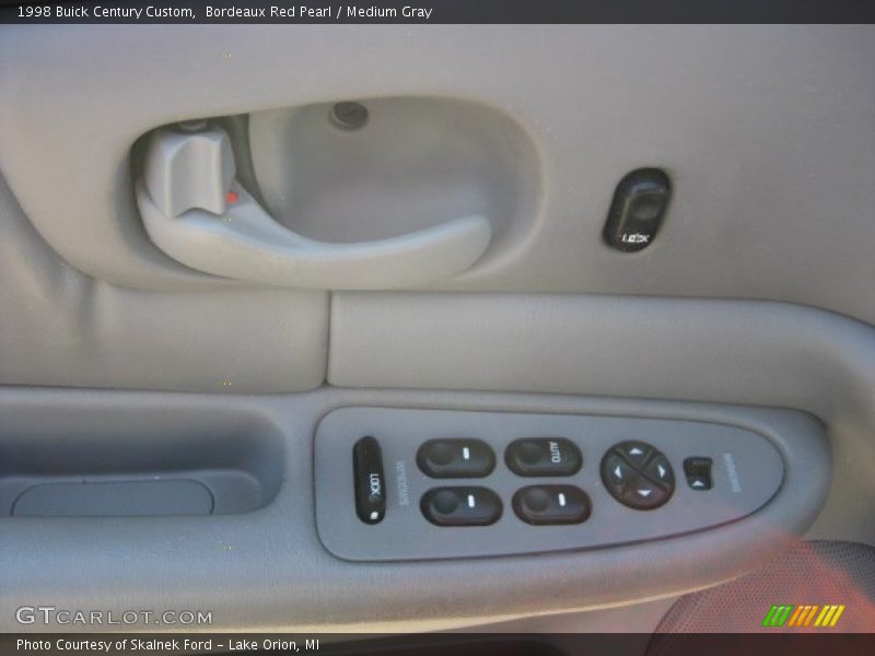 Bordeaux Red Pearl / Medium Gray 1998 Buick Century Custom