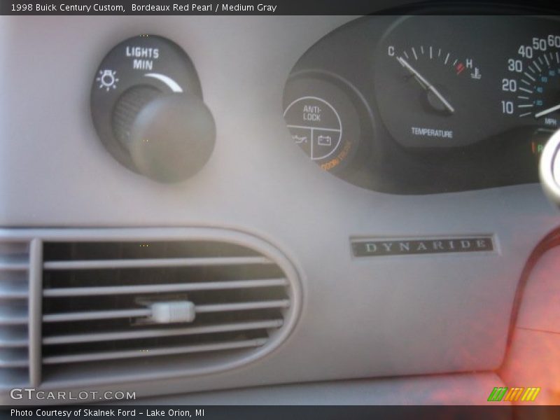 Bordeaux Red Pearl / Medium Gray 1998 Buick Century Custom