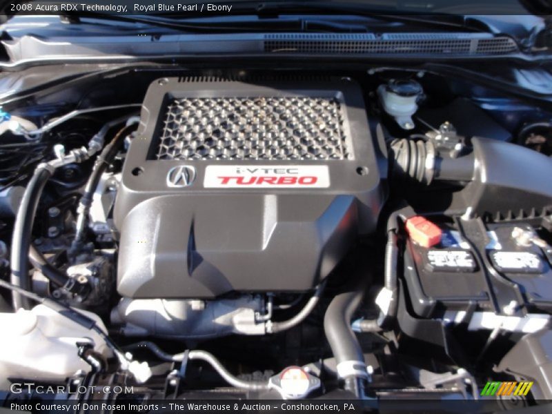 Royal Blue Pearl / Ebony 2008 Acura RDX Technology