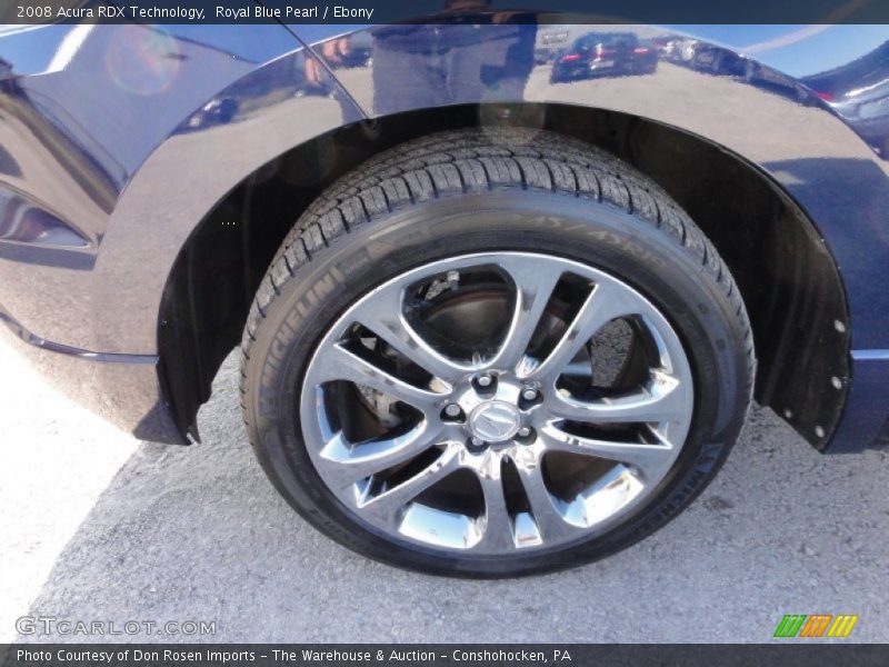 Royal Blue Pearl / Ebony 2008 Acura RDX Technology