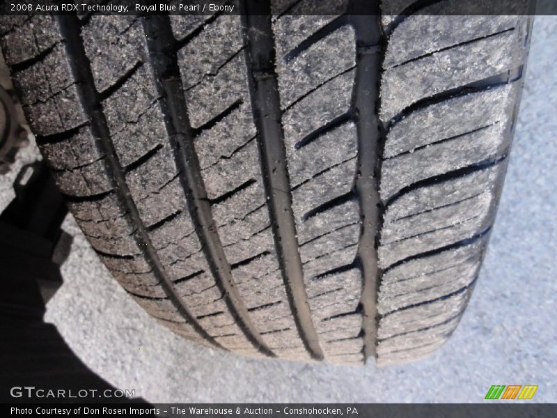 Royal Blue Pearl / Ebony 2008 Acura RDX Technology