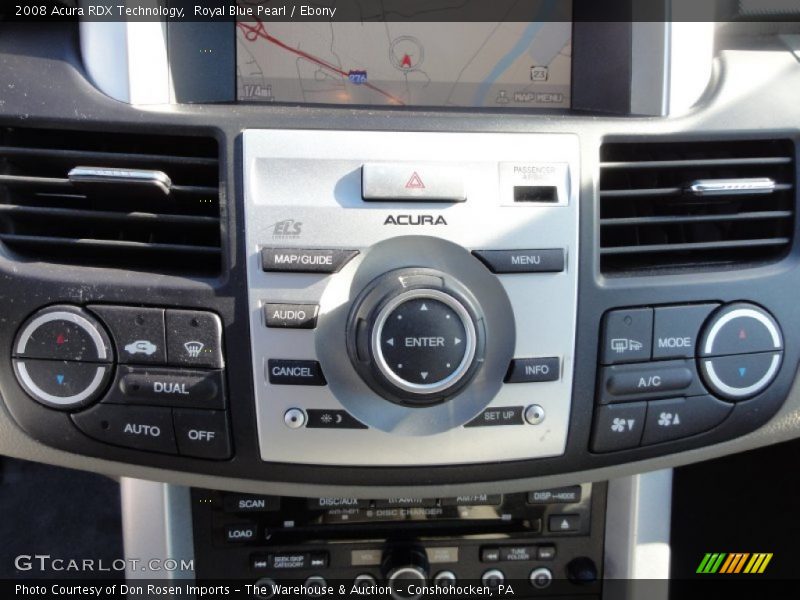 Royal Blue Pearl / Ebony 2008 Acura RDX Technology