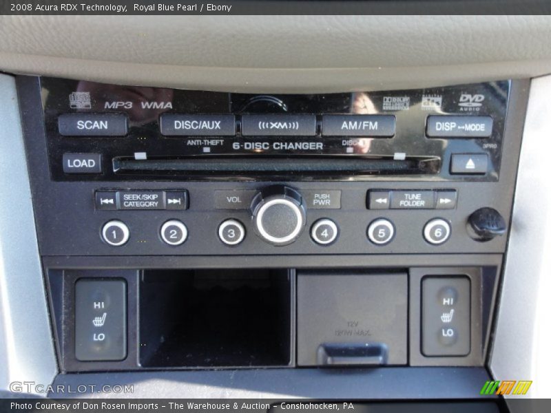 Royal Blue Pearl / Ebony 2008 Acura RDX Technology