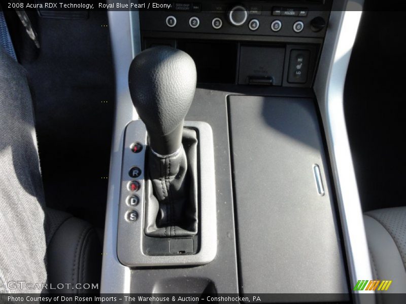 Royal Blue Pearl / Ebony 2008 Acura RDX Technology
