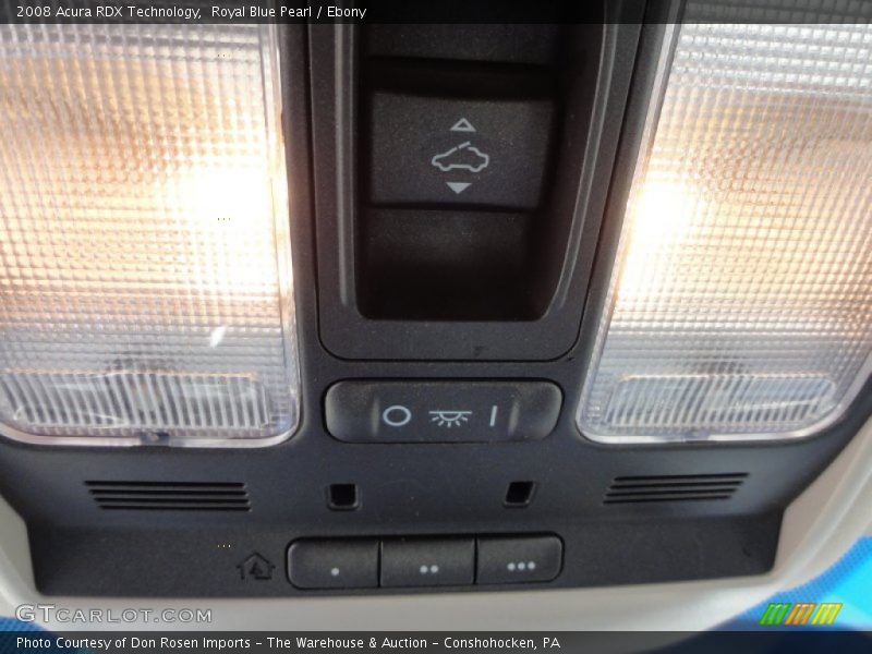 Royal Blue Pearl / Ebony 2008 Acura RDX Technology