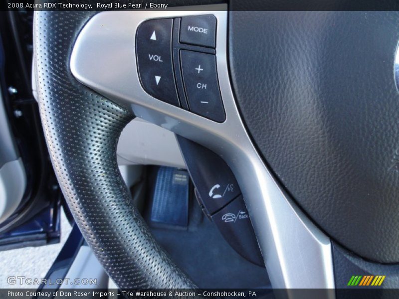 Royal Blue Pearl / Ebony 2008 Acura RDX Technology