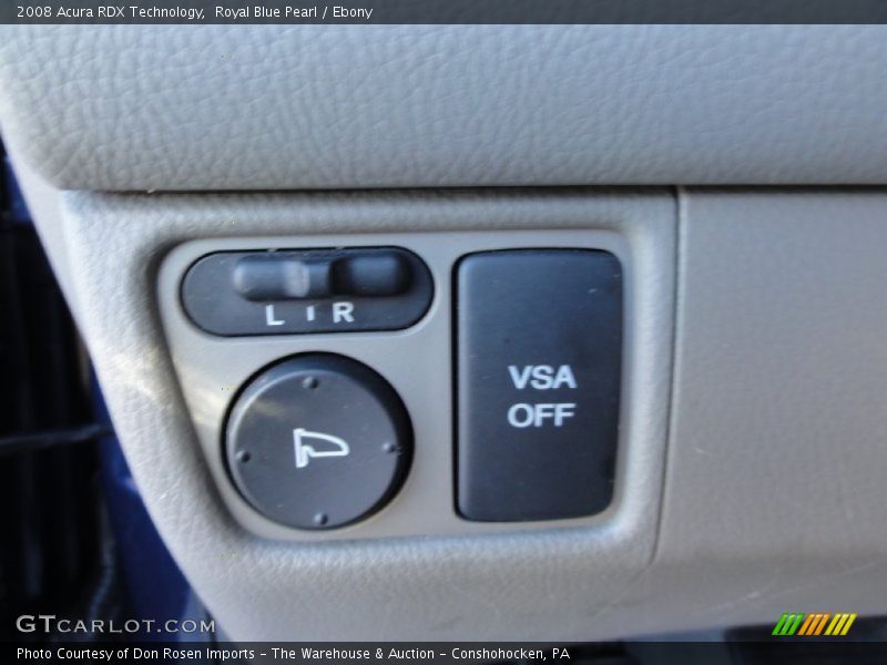 Royal Blue Pearl / Ebony 2008 Acura RDX Technology