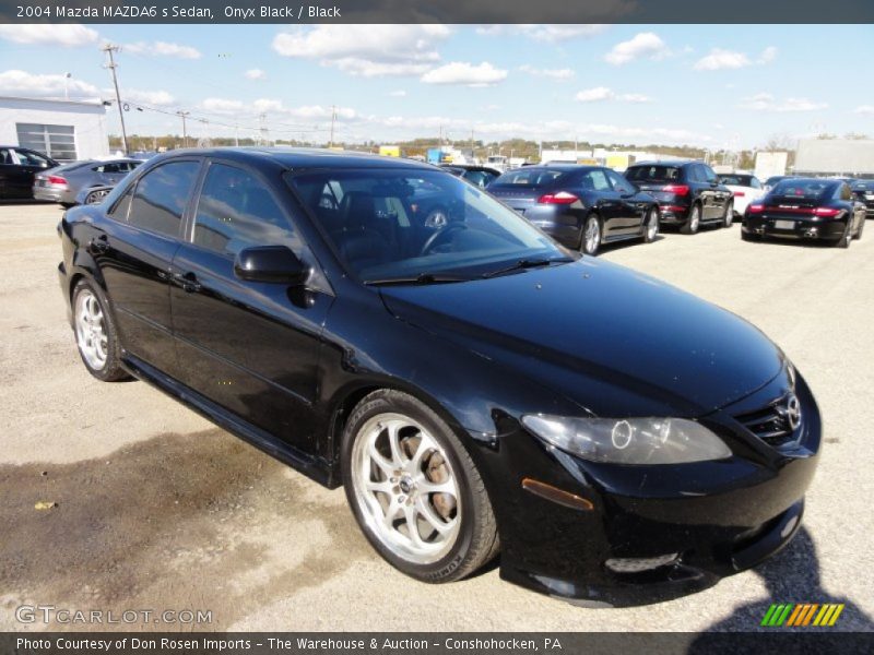 Onyx Black / Black 2004 Mazda MAZDA6 s Sedan