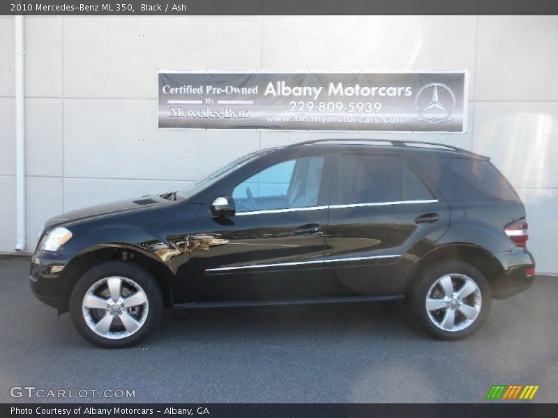 Black / Ash 2010 Mercedes-Benz ML 350