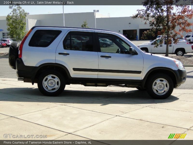Satin Silver Metallic / Black 2004 Honda CR-V LX