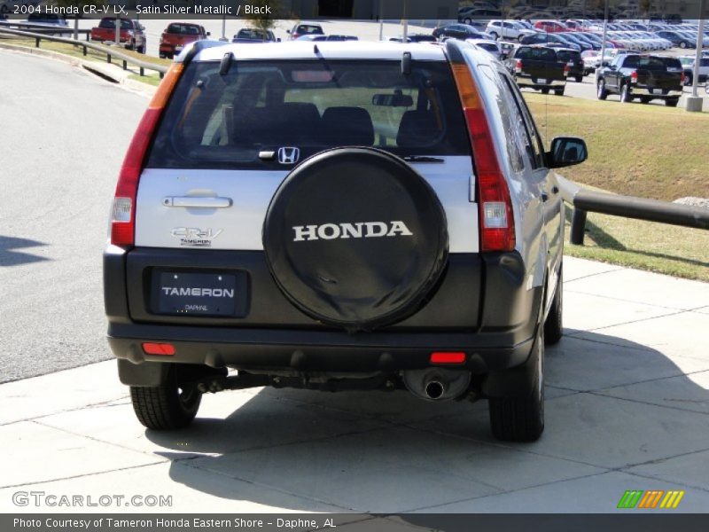 Satin Silver Metallic / Black 2004 Honda CR-V LX