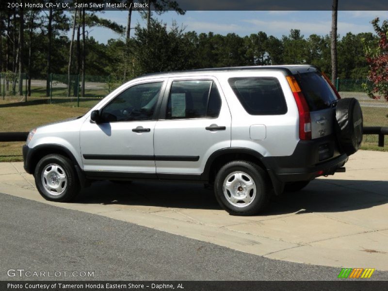 Satin Silver Metallic / Black 2004 Honda CR-V LX