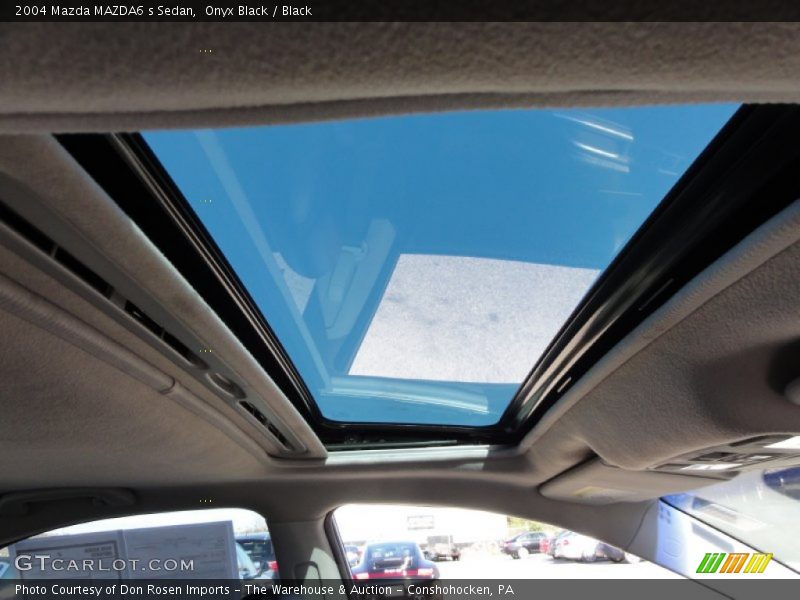 Sunroof of 2004 MAZDA6 s Sedan