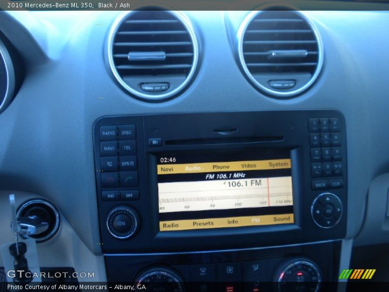Black / Ash 2010 Mercedes-Benz ML 350