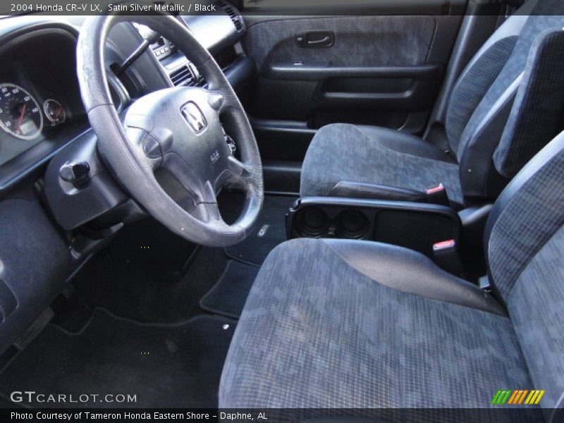 Satin Silver Metallic / Black 2004 Honda CR-V LX