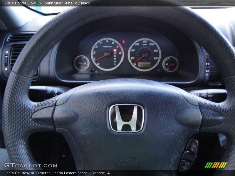 Satin Silver Metallic / Black 2004 Honda CR-V LX