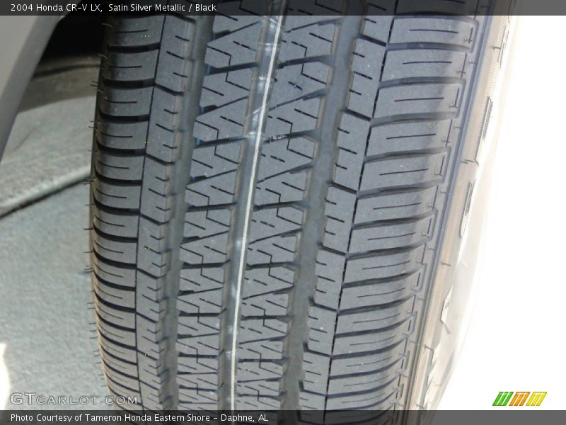Satin Silver Metallic / Black 2004 Honda CR-V LX
