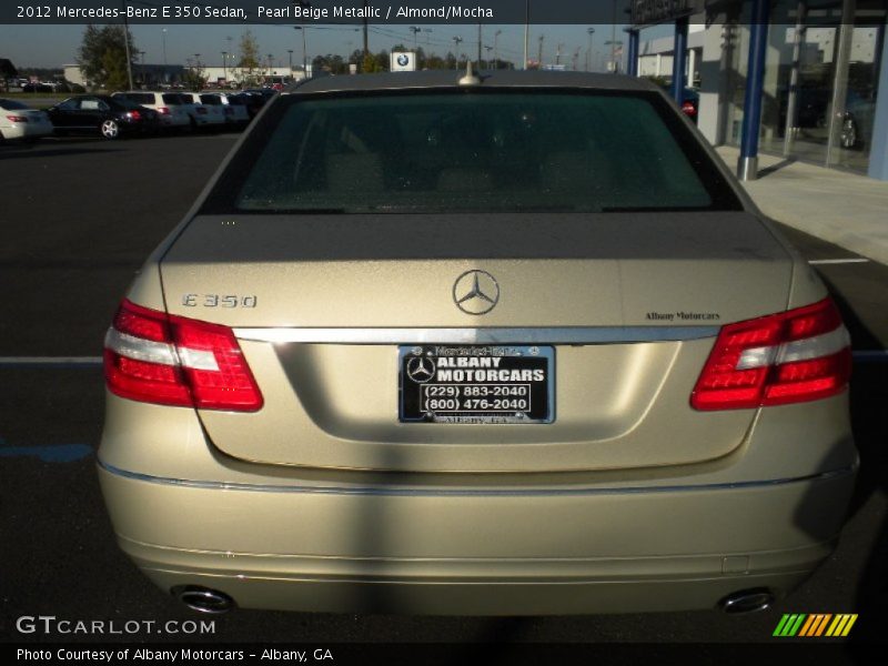 Pearl Beige Metallic / Almond/Mocha 2012 Mercedes-Benz E 350 Sedan