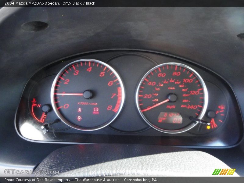 Onyx Black / Black 2004 Mazda MAZDA6 s Sedan