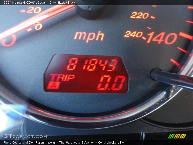 Onyx Black / Black 2004 Mazda MAZDA6 s Sedan