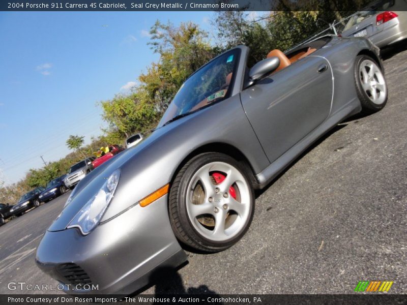 Front 3/4 View of 2004 911 Carrera 4S Cabriolet