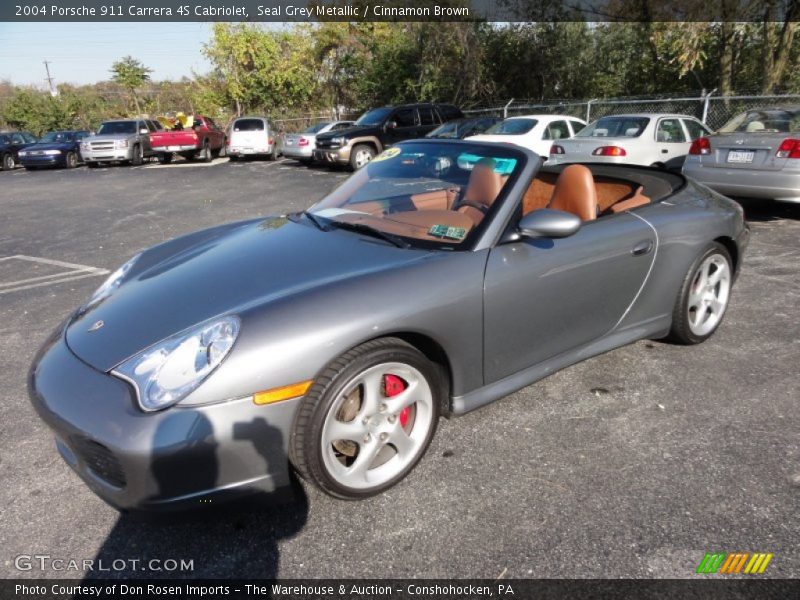 Front 3/4 View of 2004 911 Carrera 4S Cabriolet