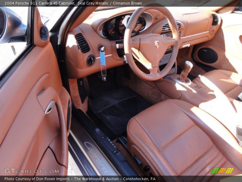  2004 911 Carrera 4S Cabriolet Cinnamon Brown Interior