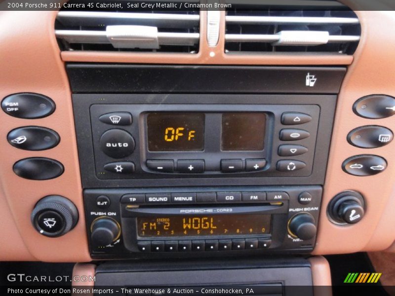 Seal Grey Metallic / Cinnamon Brown 2004 Porsche 911 Carrera 4S Cabriolet