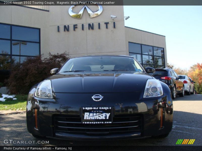 Magnetic Black Pearl / Charcoal Leather 2006 Nissan 350Z Touring Coupe