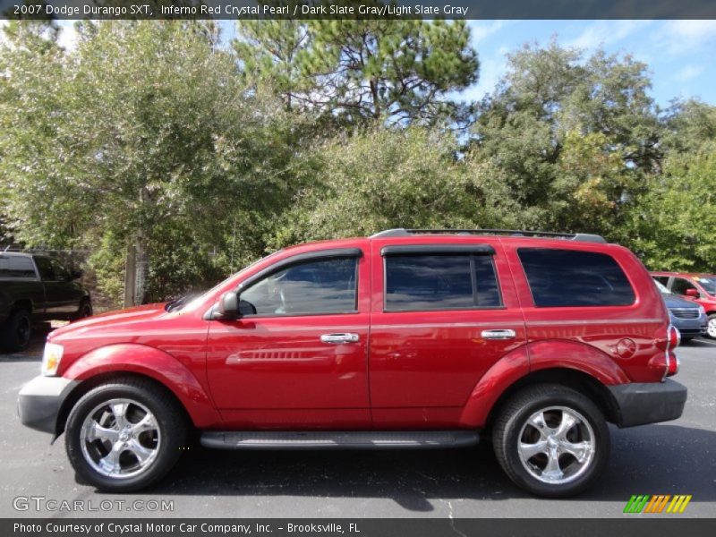 Inferno Red Crystal Pearl / Dark Slate Gray/Light Slate Gray 2007 Dodge Durango SXT