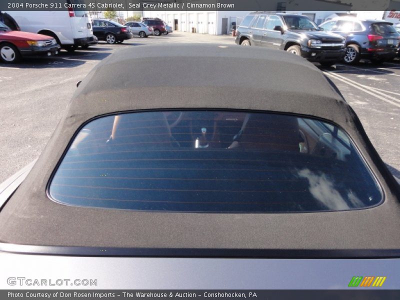 Seal Grey Metallic / Cinnamon Brown 2004 Porsche 911 Carrera 4S Cabriolet