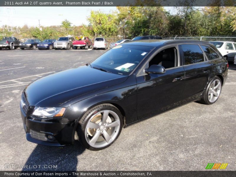 Phantom Black Pearl / Black 2011 Audi A4 2.0T quattro Avant