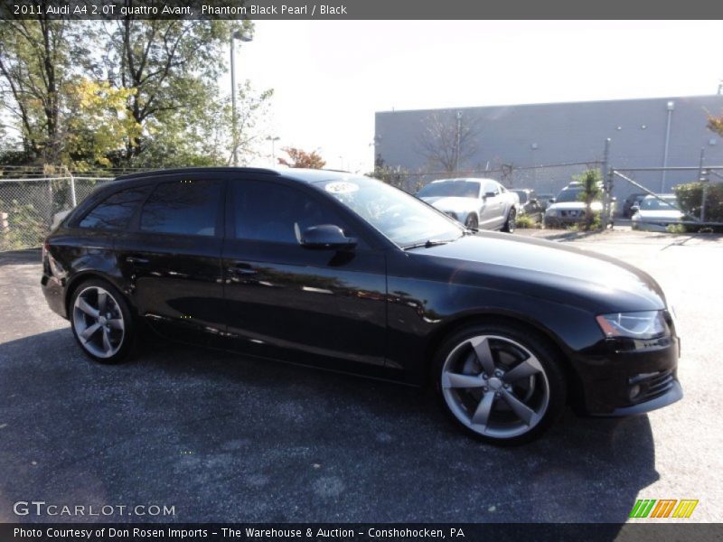 Phantom Black Pearl / Black 2011 Audi A4 2.0T quattro Avant