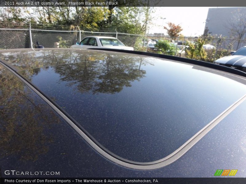 Phantom Black Pearl / Black 2011 Audi A4 2.0T quattro Avant