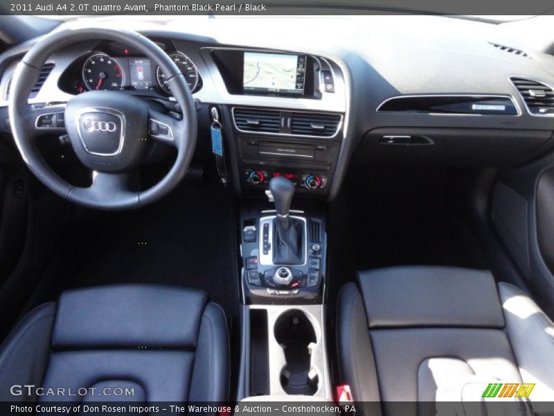 Phantom Black Pearl / Black 2011 Audi A4 2.0T quattro Avant