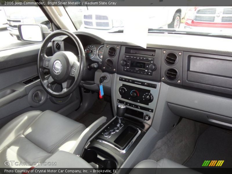 Bright Silver Metallic / Medium Slate Gray 2006 Jeep Commander