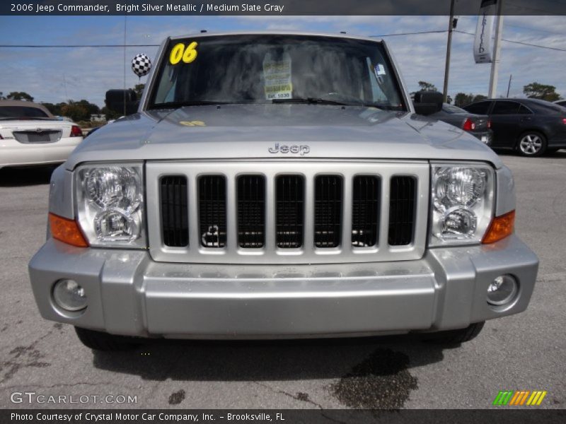 Bright Silver Metallic / Medium Slate Gray 2006 Jeep Commander