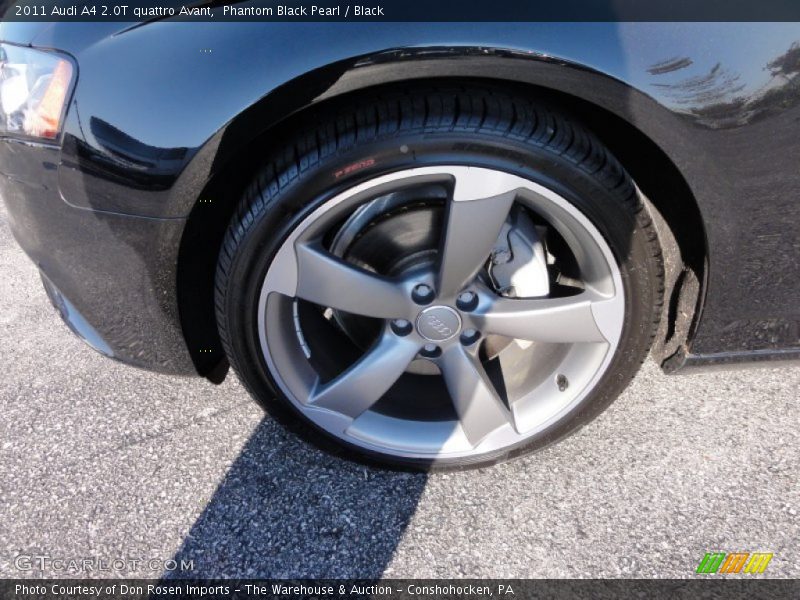 Phantom Black Pearl / Black 2011 Audi A4 2.0T quattro Avant