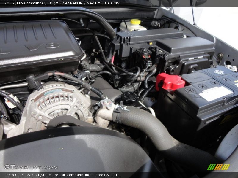 Bright Silver Metallic / Medium Slate Gray 2006 Jeep Commander