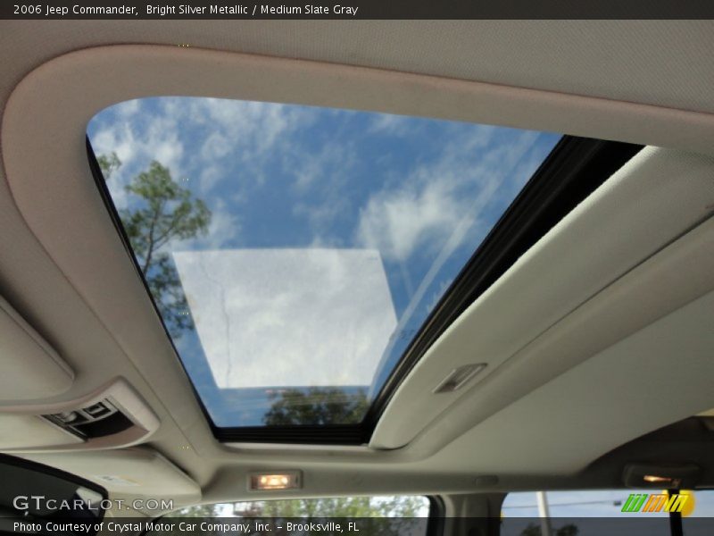 Bright Silver Metallic / Medium Slate Gray 2006 Jeep Commander