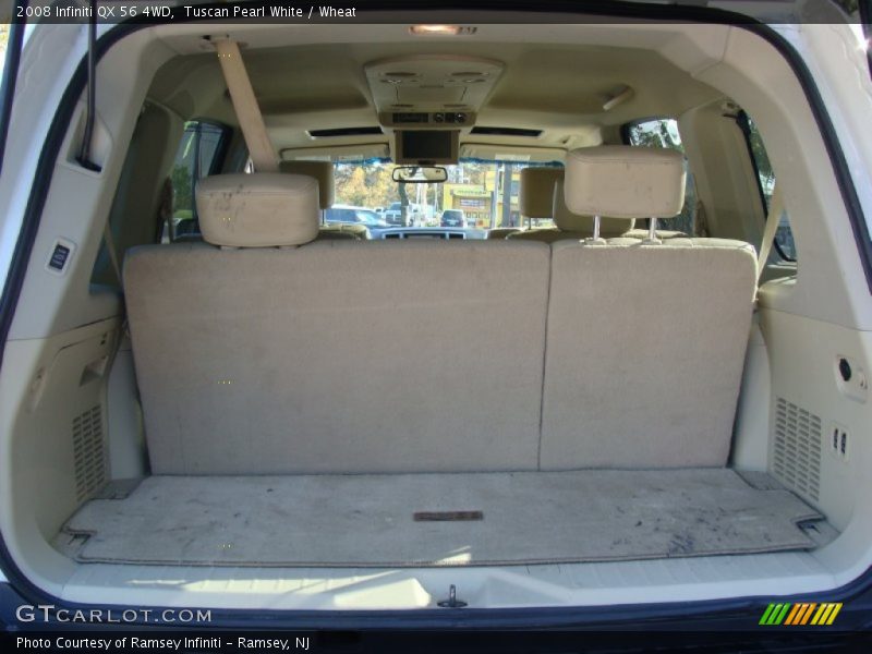 Tuscan Pearl White / Wheat 2008 Infiniti QX 56 4WD