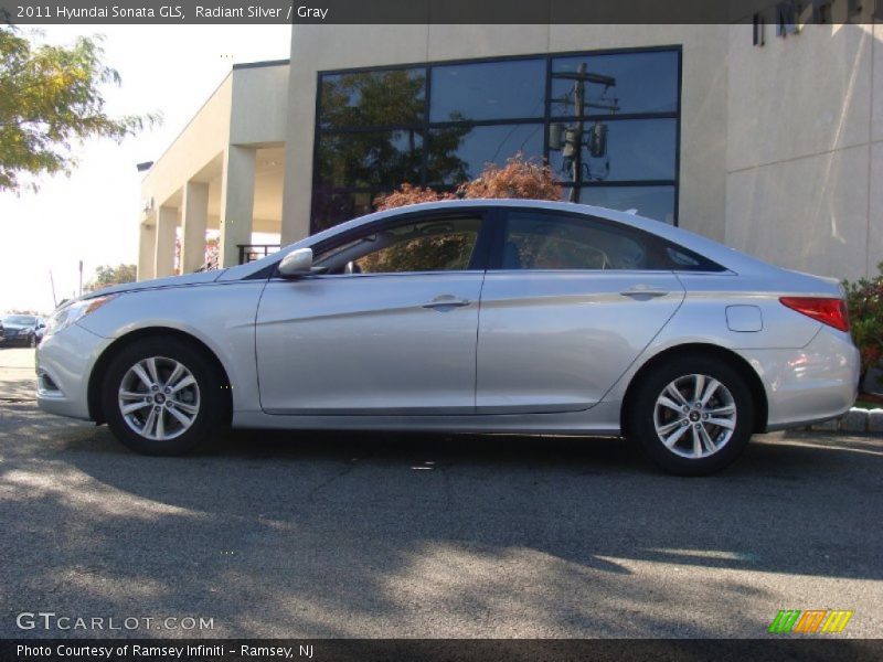 Radiant Silver / Gray 2011 Hyundai Sonata GLS