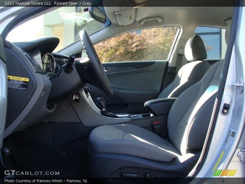 Radiant Silver / Gray 2011 Hyundai Sonata GLS